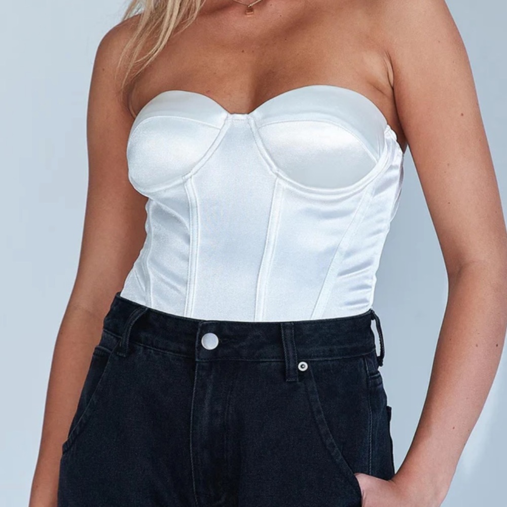 Princess Polly Amora Bodysuit white